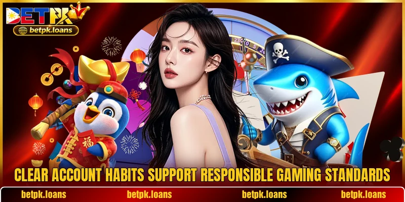 Clear account habits support responsible gaming standards