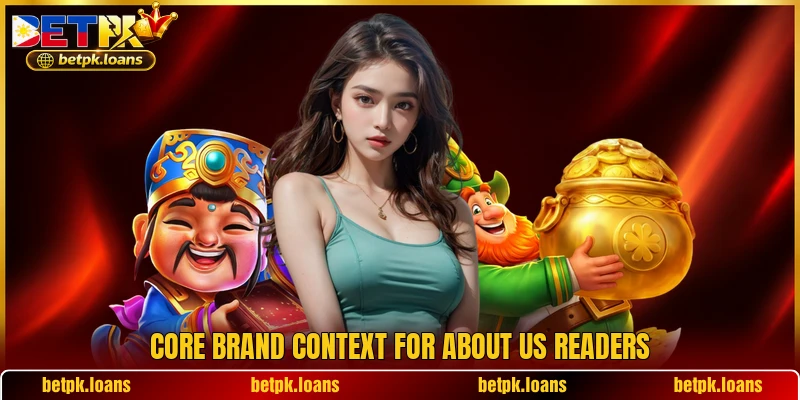 Core brand context for About us readers