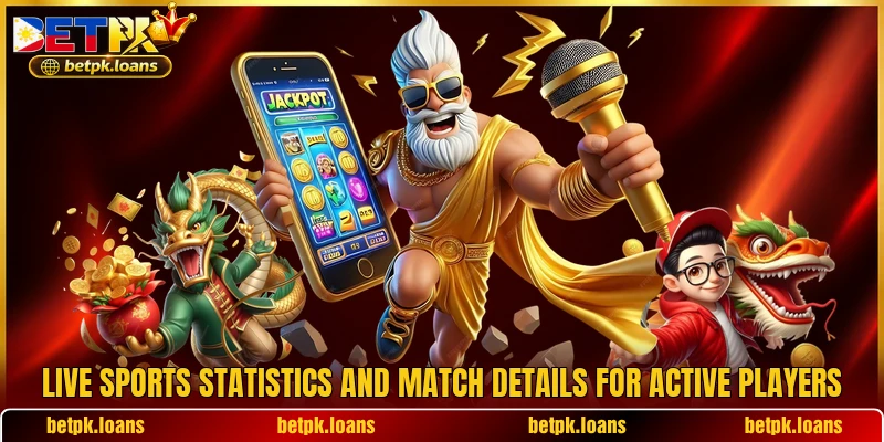 Live sports statistics and match details for active players Live sports statistics and match details for active players