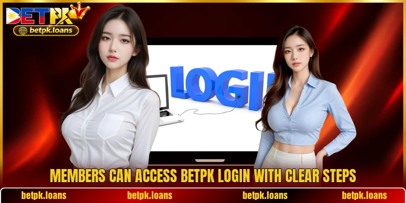Members can access BETPK login with clear steps