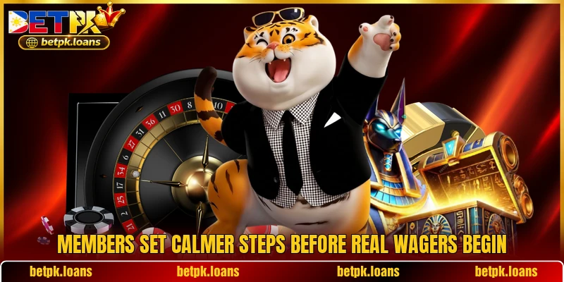 Members set calmer steps before real wagers begin