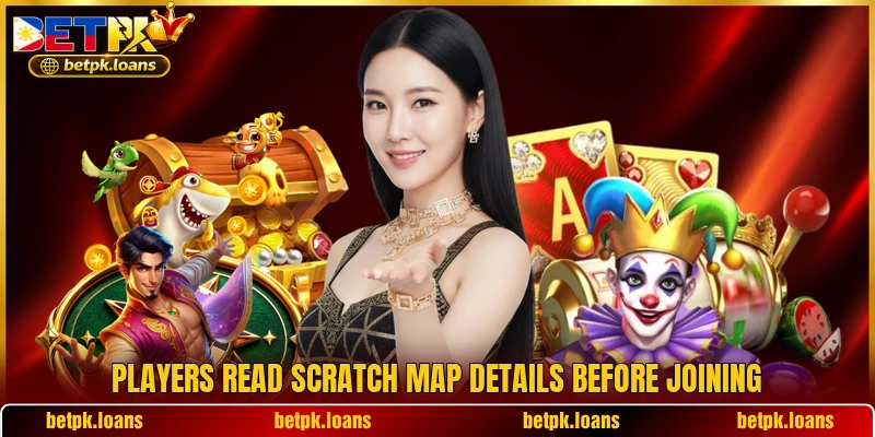 Players read Scratch Map details before joining