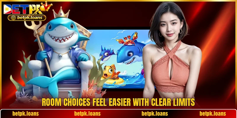 Room choices feel easier with clear limits