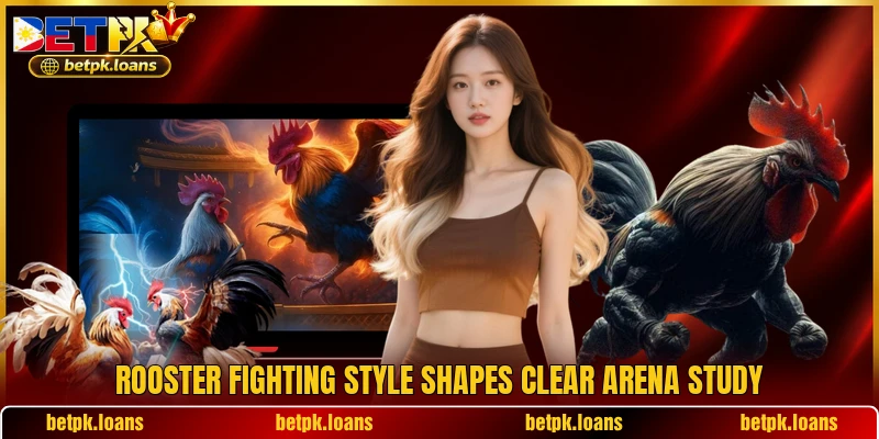 Rooster Fighting Style shapes clear arena study