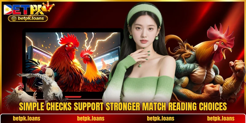 Simple checks support stronger match reading choices